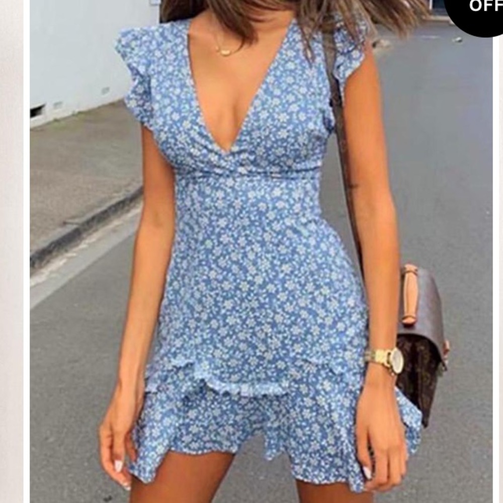 Blue sundress